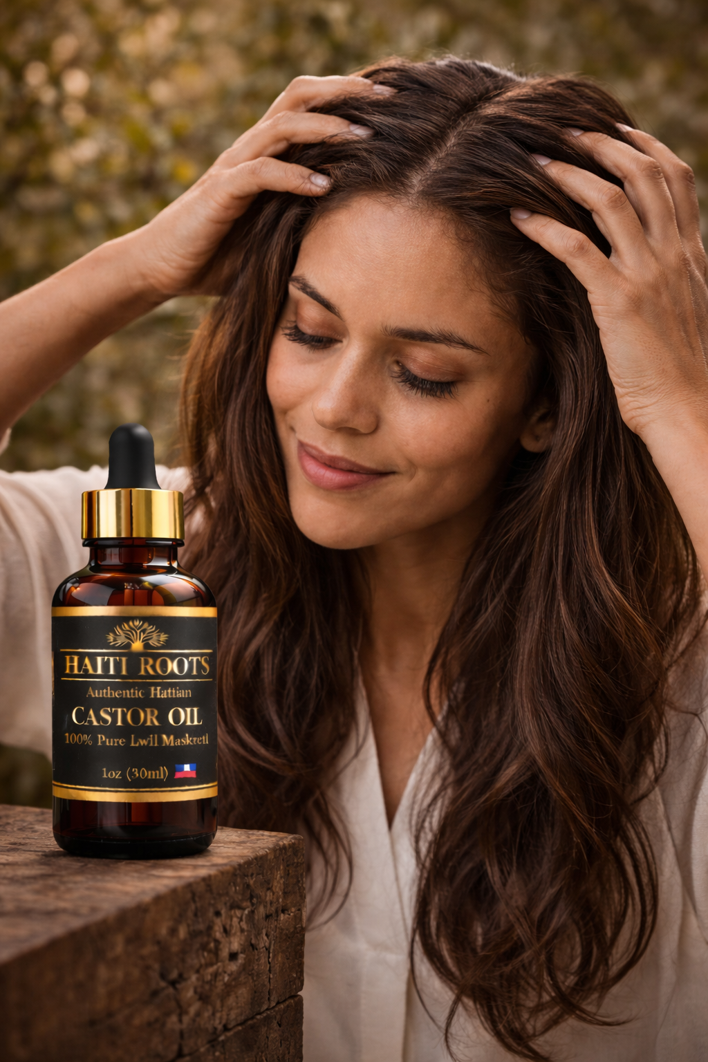 Haiti Roots Castor Oil / Lwil Maskreti (1oz)