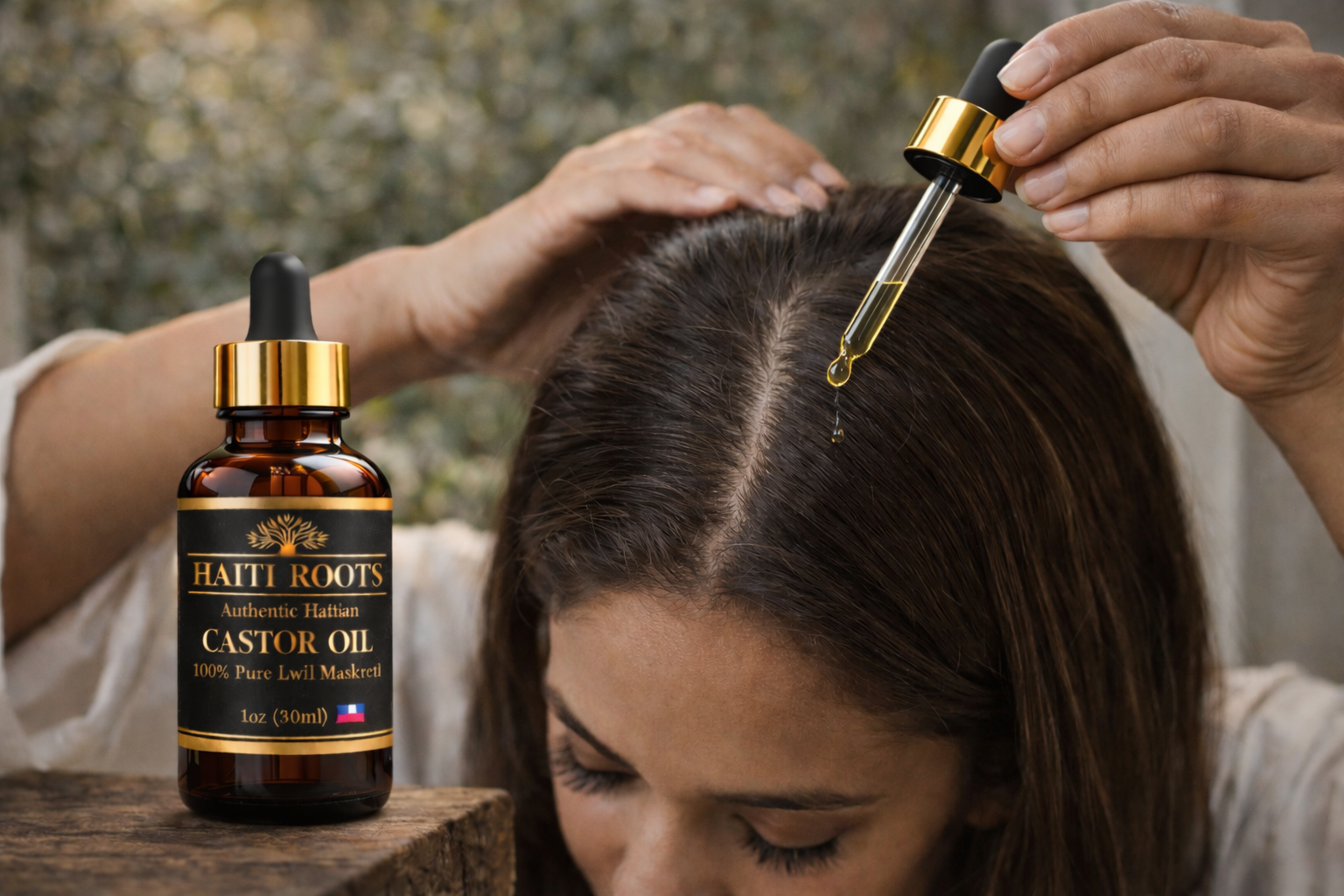 Haiti Roots Castor Oil / Lwil Maskreti (1oz)