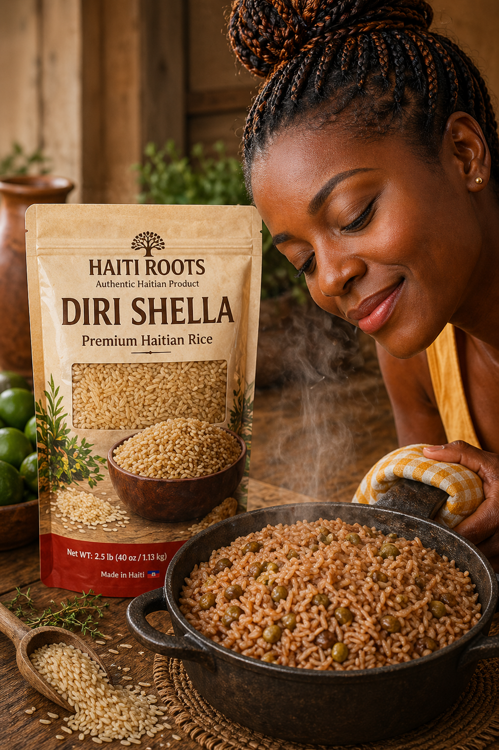 Diri Shella – Premium Haitian Rice (2.5 lb)