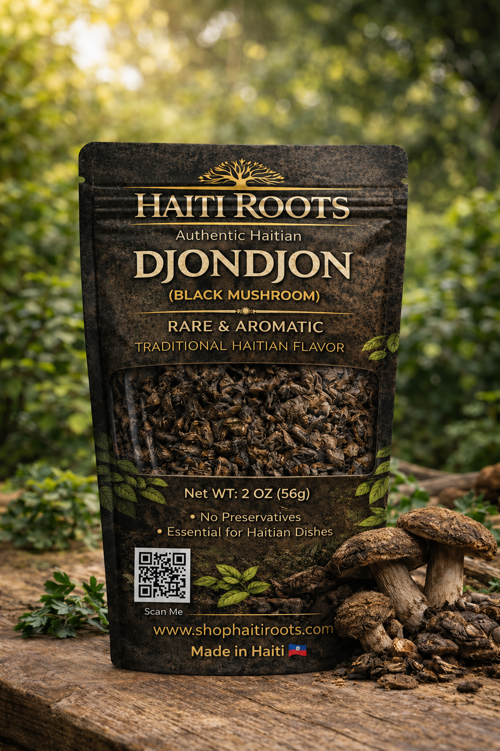 Djondjon – Premium Haitian Black Mushroom 56g(2oz)