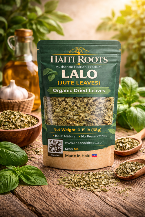 Authentic Haitian Lalo – Pure Dried Jute Leaves 0,15lb - No Mix Guaranteed 100% Pure