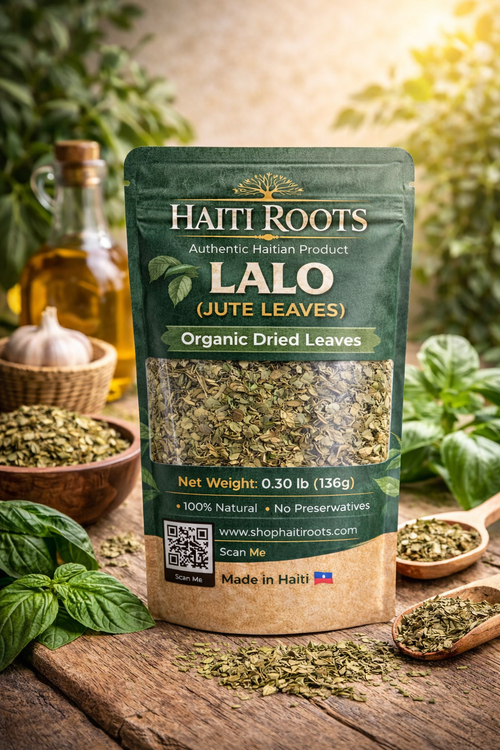 Authentic Haitian Lalo – Pure Dried Jute Leaves 136 g - 100% Pure – No Mix Guaranteed