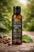 Haiti Roots Castor Oil – 100% Pure Haitian Lwil Maskreti (4oz)